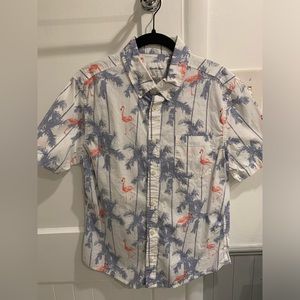 Goodfellow Flamingo Button Down Shirt